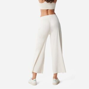 TNA Aritzia Cozy Fleece Perfect Banded Sweatpant White Terrycloth Vintage 2010 S